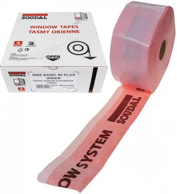 Obrázok produktu pre Soudal 90/30 m vnútorná parotesná páska s plným lepidlom na okná