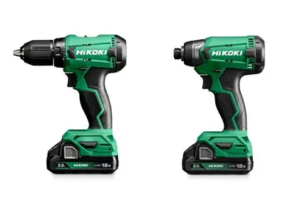Obrázek produktu pro Hikoki KC18DA WAZ, AKU kombinovaná vrtačka, Aku šroubovák, Černá, Zelená, Tvar L, 3200 ot/min, 50 Nm, 350 ot/min