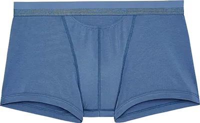 Produktbild von HOM Herren Pants HO1 Maxi Trunk Boxershorts Unterhose mit horizontalem Eingriff Größe S Farbe Blau 359520