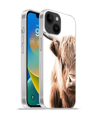 Produktbild von MuchoWow® Handyhülle Schutzhülle Hülle für Apple iPhone 14 - Softcase Schottischer Highlander - Kuh - Tiere Silikon Softcase Handy Hülle - Mobiltelefonhülle