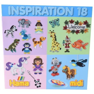 Produktbild von Hama Beads 399-18, Bastelset für Kinder, 5 Jahr(e), Papier, Mehrfarbig, 1 Stück(e)
