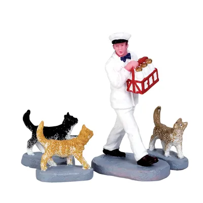 Productafbeelding van Kerstfiguur Merry milkman set of 4 LEMAX