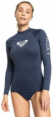 Produktbild von Roxy Erjwr03547 Whole Hearted Langarm-rash Guard Blau M Frau Blau M