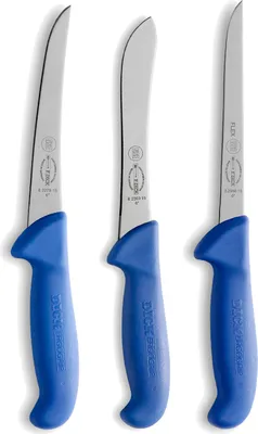 Produktbild von F. DICK Fleischer-Messer Set ErgoGrip 3tlg, 2 Ausbeinmesser und 1 Sortiermesser