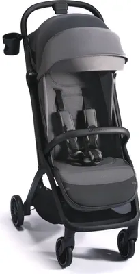Obrázok produktu pre Kinderkraft NUBI 2 - Ľahký kočík - Automatické skladanie - Do 25 kg - Polohovanie do ľahu - Strieška UPF50+ - Sivá