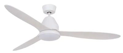 Image de Ventilateur de plafond à basse consommation Whitehaven 142 cm avec éclairage LED et télécommande