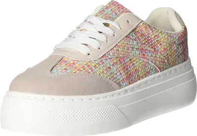 Produktbild von living UPDATED Damen-Sneaker Beige-Weiß-Mehrfarbig, Farbe:beige/schlamm, EU Größe:41