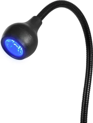 Zdjęcie produktu dla Glow Lampka UV LED Snake na biurko czarna