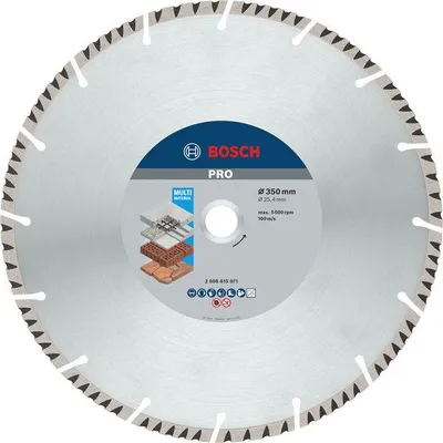 Produktbild von PRO Multi Material Diamanttrennscheibe, 350 x 25,4 mm