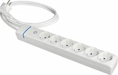 Produktbild von Steckerleiste mit 6 Steckdosen und Schalter Solera 8016pil 250 V 16 A (1,5 m)