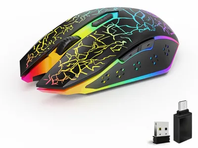 Produktbild von Kabellose Gaming Maus Bluetooth Ergonomische WirelessMaus BK