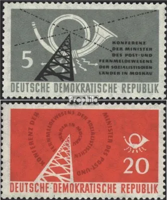 Produktbild von Briefmarken DDR 1958 Mi 620-621 (kompl.Ausg.) postfrisch Konferenz der Postminister