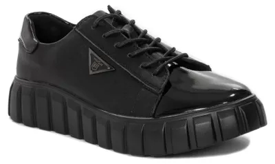 Produktbild von Damen Halbschuhe aus Naturleder, Schwarz, Modell DP413823BK