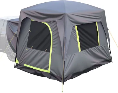Immagine prodotto di VEVOR SUV Tenda Camper (248 x 308 x 230 cm) Impermeabile PU2000 Design spazioso a doppio strato per 5-8 persone, telo impermeabile e sacca
