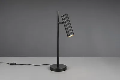 Image de Trio 567700132 Soka GU10 Lampe de table ⌀15cm Noir Mat