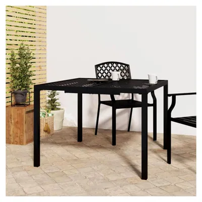 Produktbild von Gartentisch Outdoor MöBel Garten Tisch Balkontisch Wetterfest Terrassentisch Anthrazit 100x100x72 cm Stahl