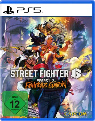 Produktbild von Street Fighter 6 Years 1-2 Fighters Edition – PlayStation 5 - Komplettpaket mit 8 DLC-Charakteren, Crossplay, exklusive Extras