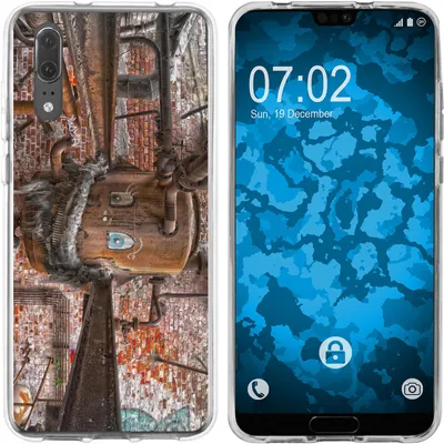 Produktbild von PhoneNatic Case kompatibel mit Huawei P20 Silikon-Hülle Urban M1