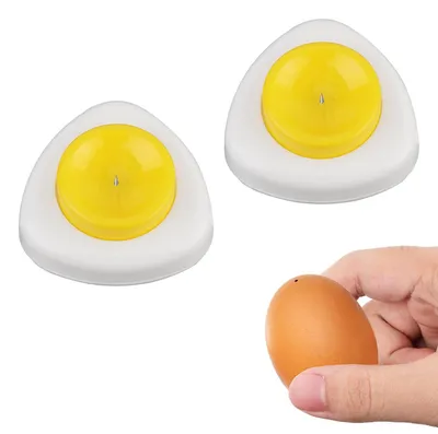 Productafbeelding van 2x Magnetische Eierprikker voor Perfect Gekookte Eieren - Roestvrijstalen Veiligheidsmechanisme