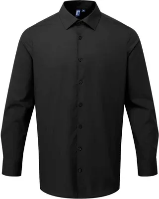 Image de Premier - Chemise "Recyclight" pour Homme Manches Longues PC7699 (4XL) (Noir)