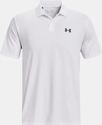 Produktbild von Under Armour Herren Polo Performance 3.0 Kurzarm Poloshirt - 1377374, Farbe:Weiß, Textil:M
