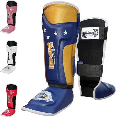 Obrázek produktu pro Dětské chrániče holení pro kickboxing a MMA s ochranou nártu