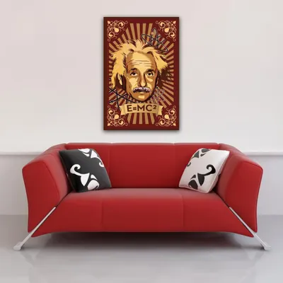 Obrázek produktu pro Einstein, Albert - Plakát - Nástěnná malba + 1 plakát o velikosti 61x91,5cm