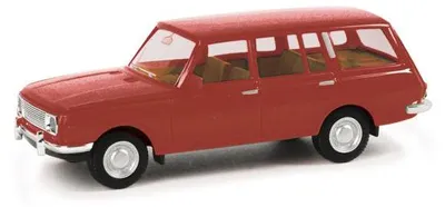 Produktbild von Herpa 024150-007 - 1/87 Wartburg 353 '66 Tourist, velourrot - Neu
