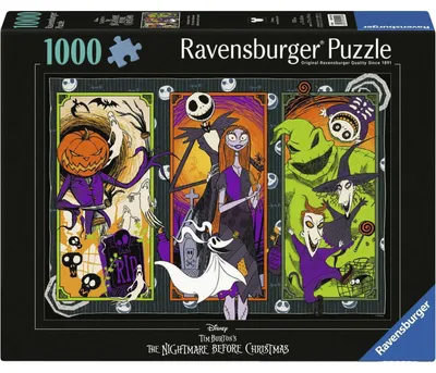 Produktbild von Erwachsenenpuzzle 1000 Teile - The Nightmare Before Christmas