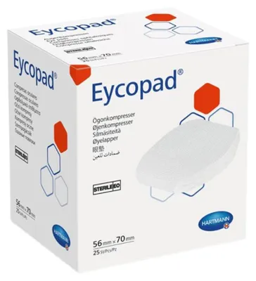Immagine prodotto di Hartmann Eycopad® compresse oculari, sterili 70 x 85 mm - 50 pezzi | confezione (50 pezzi)