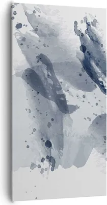 Produktbild von Bild auf Leinwand - Leinwandbild - Einteilig - Abstraktion Blau Minimalismus - 65x120cm - Wand Bild - Wanddeko - Wandbilder - Leinwanddruck - Bilder - Wanddekoration - Leinwand bilder - PA65x120-4941