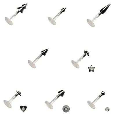 Produktbild von Labret Stecker: Bioflex Lippenstecker Piercing