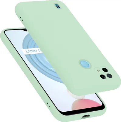 Immagine prodotto di Cadorabo custodia protettiva per Realme C21 custodia in verde telefono cellulare Case Cover TPU Etui