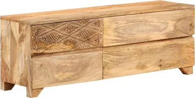 Produktbild von TV-Schrank Massivholz Mango 110x30x40 cm