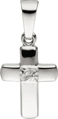 Produktbild von JOBO Anhänger Kreuz 333 Gold Weißgold Kreuzanhänger Goldanhänger