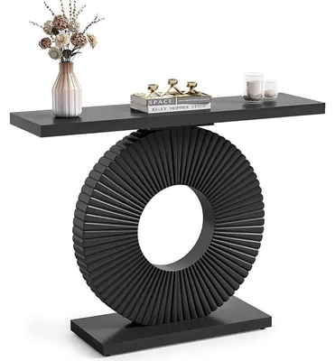 Immagine prodotto di Tavolino HOGA-J0292, 94,7 x 29,8 x 76,1 cm, nero