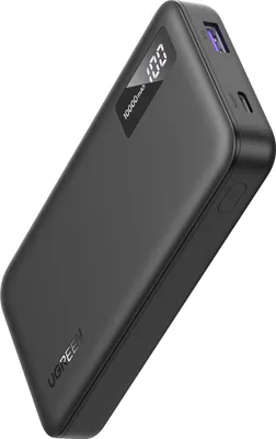 Produktbild von Ugreen 25742, 10000 mAh, Lithium-Ion (Li-Ion), Hisilicon FCP, Power Delivery, Power Delivery 3.0, Quick Charge 2.0, Quick Charge 3.0, 14,4 V, Schwarz