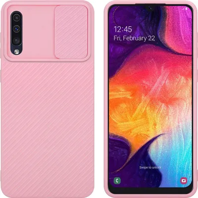 Produktbild von Cadorabo Hülle für Samsung Galaxy A50 4G / A50s / A30s Schutz Hülle in Rosa Handyhülle TPU Etui Case Cover Kameraschutz