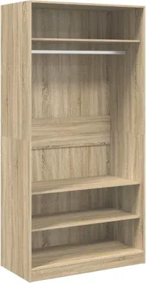 Image de vidaXL Armoire Chêne Sonoma 100x50x200 cm Bois composite