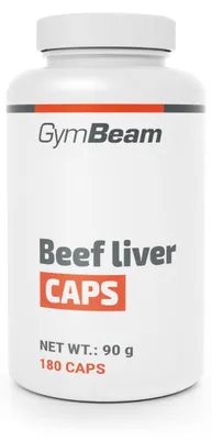 Produktbild von GymBeam - Rinderleber, 180 Kapseln