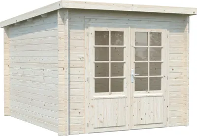 Produktbild von Palmako Gartenhaus Ella 6,9 m² - 28 mm Transparent tauchimprägniert