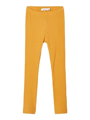 Produktbild von Name It Mädchen Leggings aus Baumwolle gelb 86