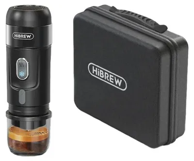 Produktbild von HiBREW H4A, Espressomaschine, 0,065 l, Gemahlener Kaffee, 80 W, Schwarz