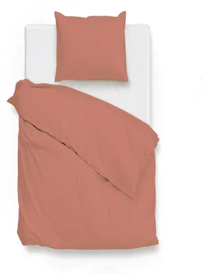Productafbeelding van Zohome Dekbedovertrek Satinado Canyon Rose 140x200-220 cm 100% Katoensatijn
