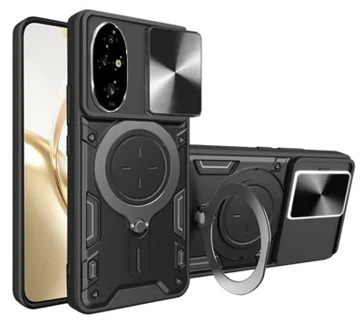 Produktbild von Techsuit CamGuard Pro Back Cover Hülle für HONOR 200 - Schwarz