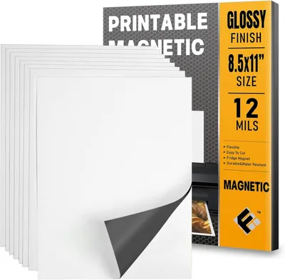 Produktbild von Magneetpapier A4 weiß, 10 Blatt, selbstklebend, für Inkjetdruck