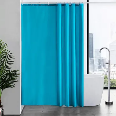 Produktbild von Duschvorhang Furlinic Anti Schimmel Textil 180x210cm Aquamarine 12 Haken