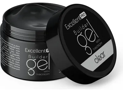 Obrázok produktu pre Excellent | Builder Gel Pro - 50g - číry - tikotropný - ideálny na modelovanie nechtov - vysoká kvalita