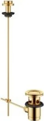 Produktbild von Dornbracht Ablaufgarnitur mit Zugknopf 1 1/4' messing gebürstet 10200970-28, 10200970-28