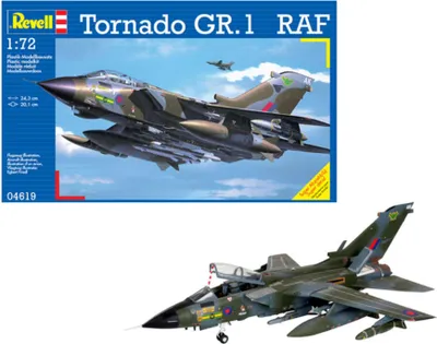 Produktbild von Revell Tornado GR. Mk. 1 RAF, Starrflügelflugzeug-Modell, Montagesatz, 1:72, Kunststoff, Pro, 198 Stück(e)